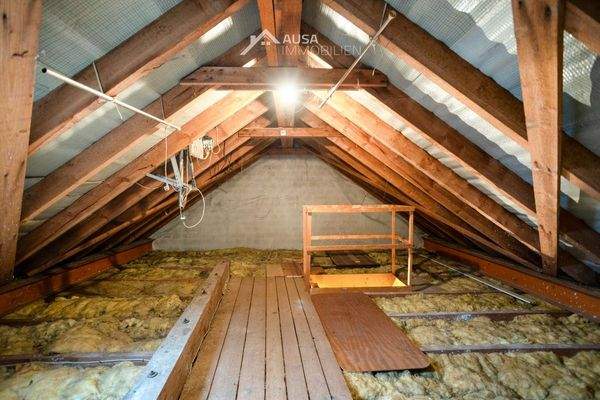 Gedämmter Dachboden