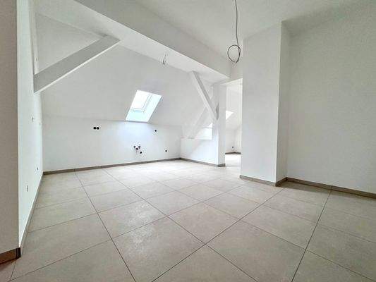 Wohnbereich und Küche