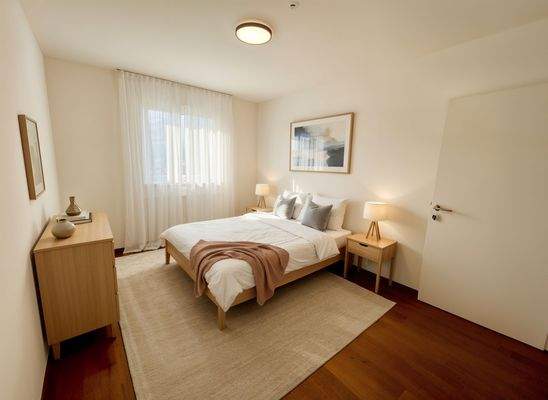 Schlafzimmer staging