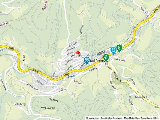 Geolyzer Kartenausschnitt