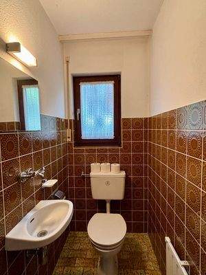 WC im Erdgeschoss 