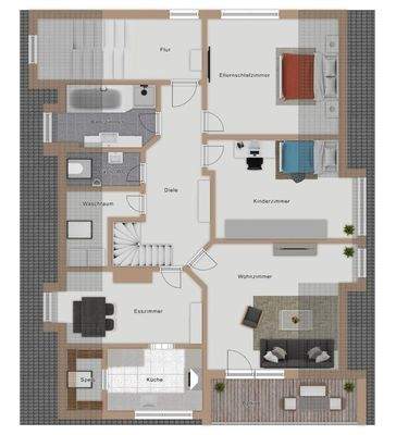 Grundriss Dachgeschoss