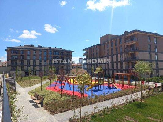 The Apartments in a Complex with Pool in Basaksehir