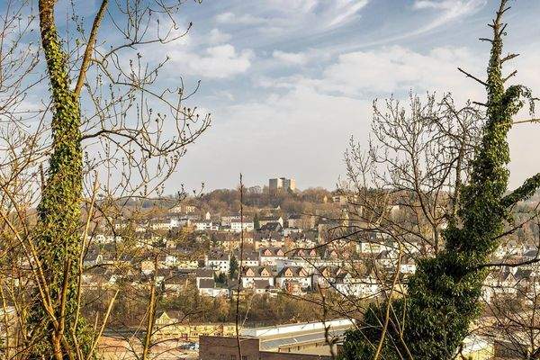 Aussicht vom Grundstück