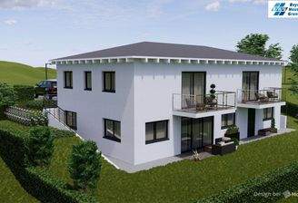 Visualisierung Außen Gartenansicht