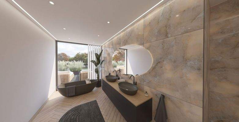 Visualisierungsbeispiel Badezimmer WGH 11