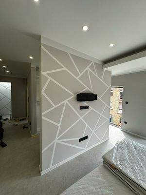 Schlafzimmer Fernsehwand