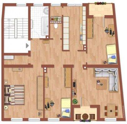 Grundrissillustration