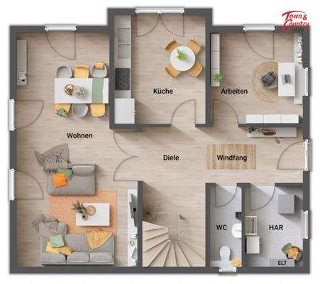 Grundriss EG zusätzl. Zimmer