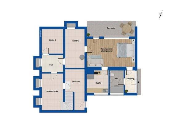 Grundriss - Kellergeschoss