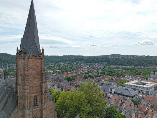 Blick über Marburg