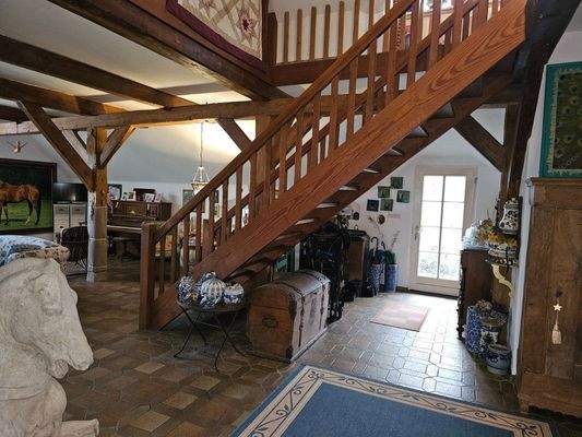 Zugang ins Obergeschoss