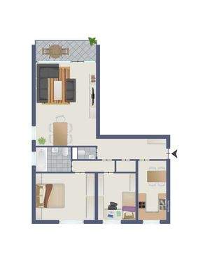 KIC Immobilien Grundriss Bergisch Gladbach-Paffrat