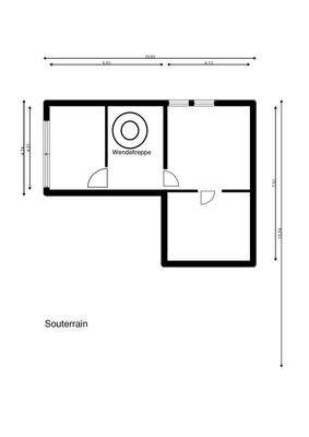 Grundriss Souterrain
