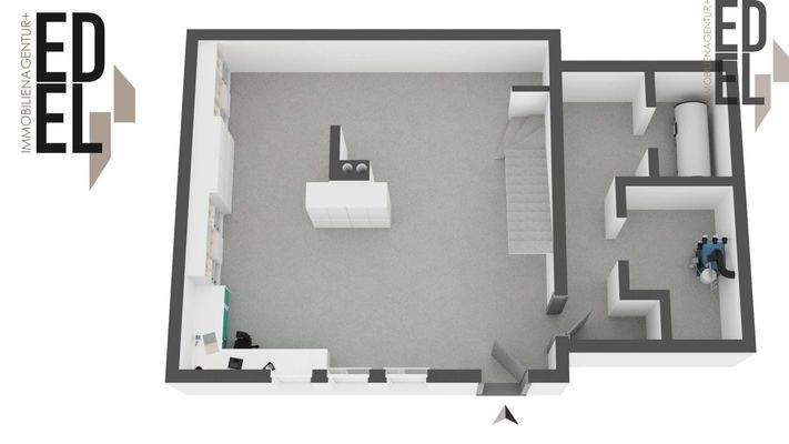 Keller Werkstatt mit Anbau