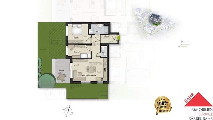 Grundriss Wohnung Nr. 14