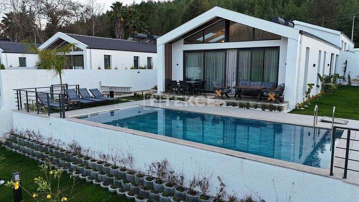 3-Bedroom Single Storey Villas with Pools in Muğla Seydikemer
