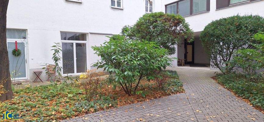 Zugang zur Wohnhausanlage