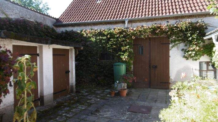 abgeschossener Innenhof