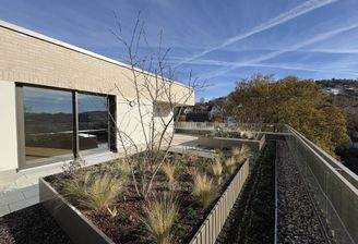 Dachterrasse mit Dachgarten