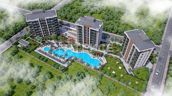 Spacious Apartments in a Secure Complex in Antalya Altintas