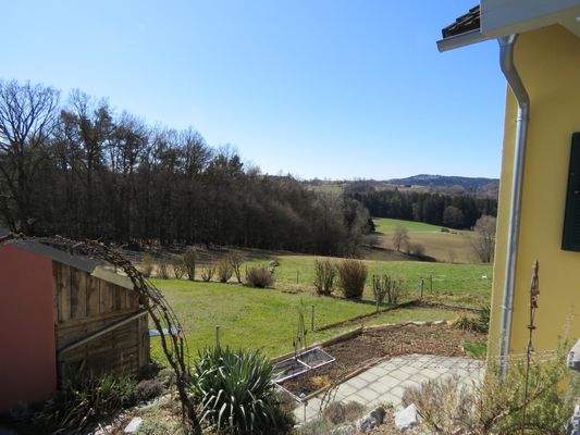 Blick von der Terrasse   