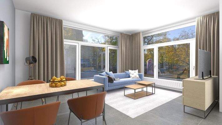 Gestaltbare Fensterfront