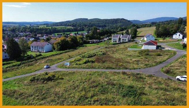 Blick auf das Baugebiet