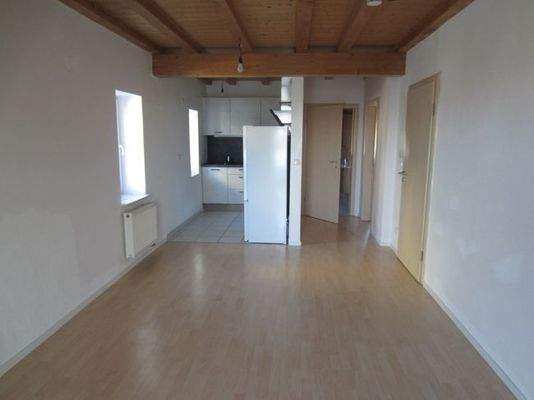 Wohnzimmer mit Küche