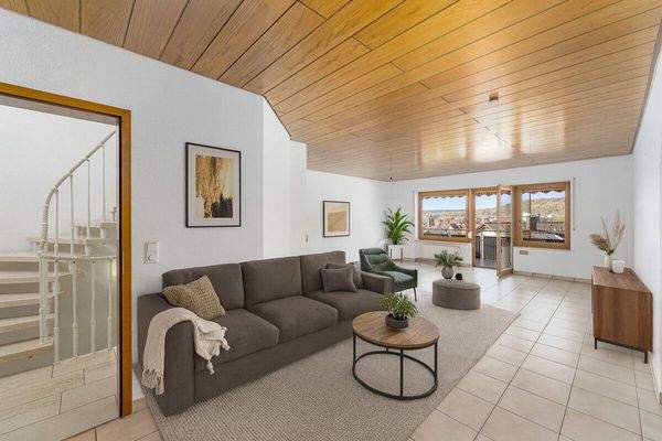 Beispielbild Wohnzimmer möbliert - EG