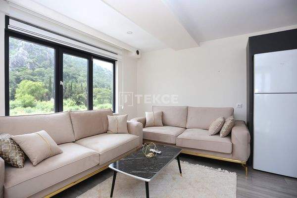 Furnished Apartment with Mountain View in Antalya