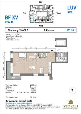 Grundriss WE 39 Baufeld XV 