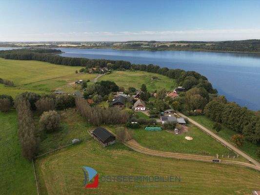 Luftbild Zufahrt-Scheune-Achterwasser