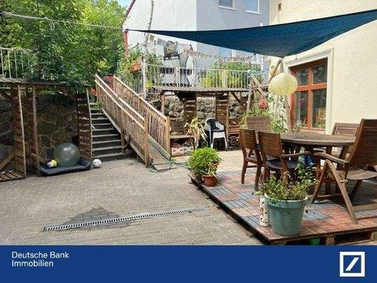 Hofansicht, Terrasse