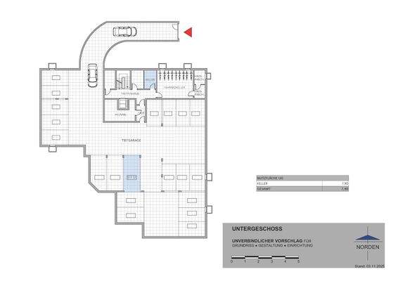 Grundriss - UNTERGESCHOSS -