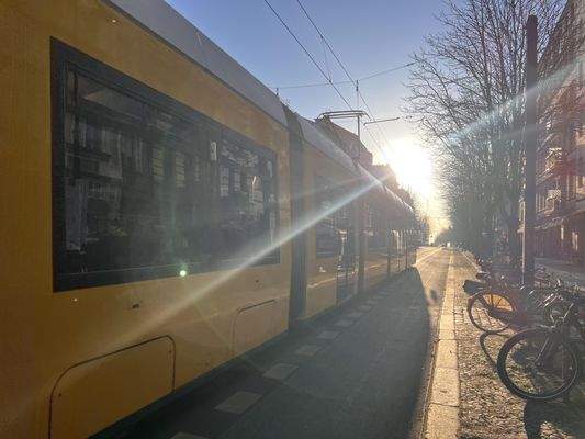 Kastanienallee Tram haltestelle