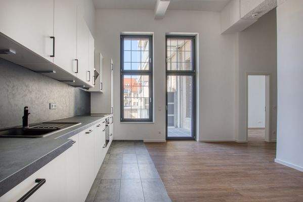 Wohn-/ Ess-/ Küchenbereich