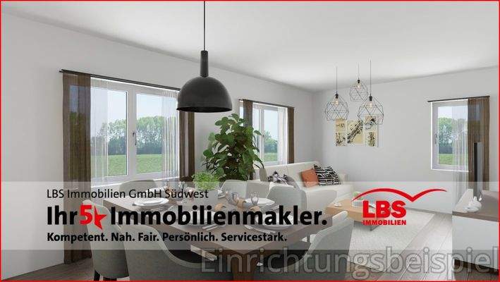 Wohn Esszimmer EG (KI generiert)