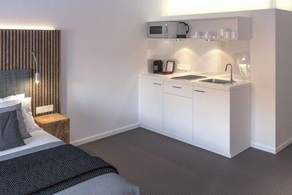 Teilweise mit Kitchenette