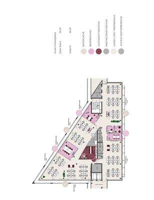 Grundriss 3. OG - Open Space