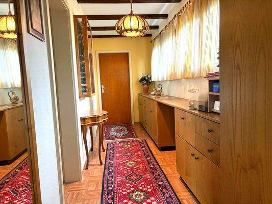 Flur zu den Schlafräumen