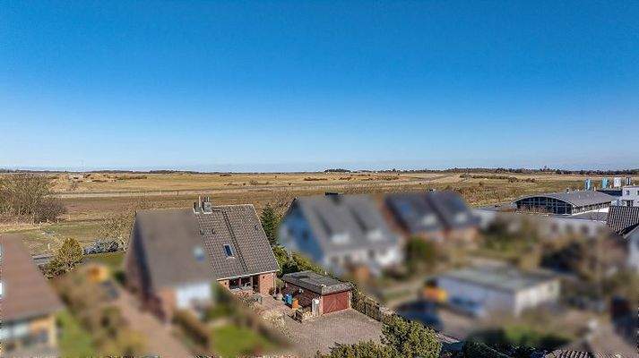 Luftansicht von hinten