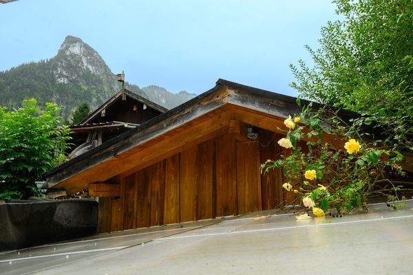 Blick aus dem Wintergarten zum Kofel (1.342 m)