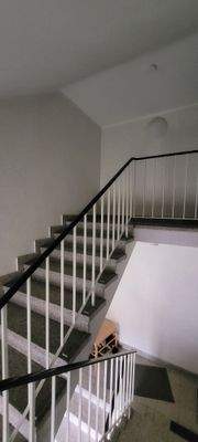 Treppe zum Dachgeschoss