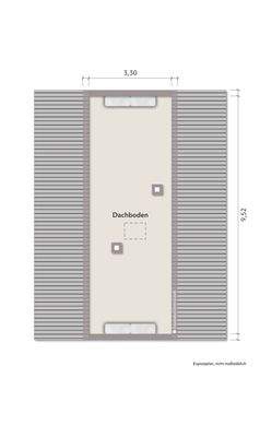 Grundriss Spitzboden