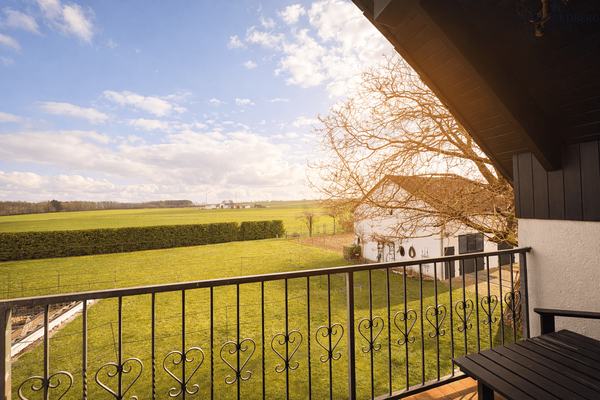 Balkon mit weitsicht