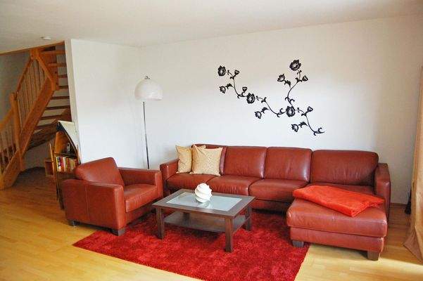 Große Echt-Ledercouch