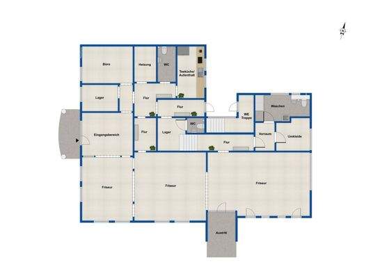 Grundriss Gewerbe Erdgeschoss