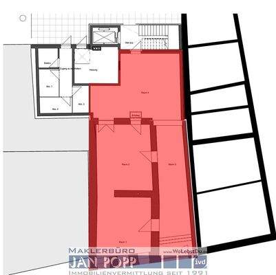 Grundriss Gewerbefläche