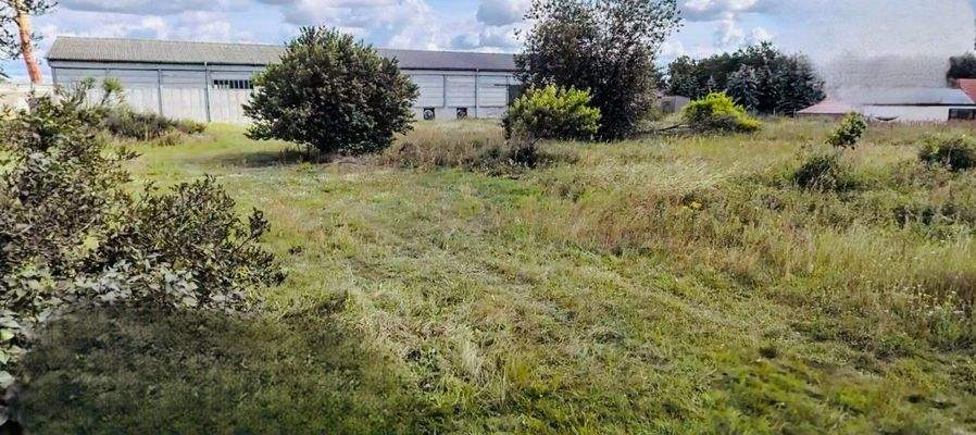 Frontansicht Baugrundstück 